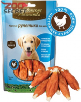 Изображение ДЕРЕВЕНСКИЕ ЛАКОМСТВА для щенков 100% Мяса Куриные рулетики, 100гр. арт.79711267 от интернет-зоомагазина Zoo-Secret ДЕРЕВЕНСКИЕ ЛАКОМСТВА для щенков 100% Мяса Куриные рулетики, 100гр. арт.79711267 от интернет-зоомагазина Zoo-Secret