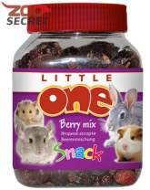 LITTLE ONE Лакомство для грызунов Ягодное ассорти 200гр. от интернет-зоомагазина Zoo-Secret