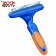 NOBBY Расческа-грабли для кошек и собак, вращающиеся зубья, крупная, 20 зубьев арт.79493 от интернет-зоомагазина Zoo-Secret