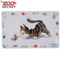TRIXIE Коврик под миску "Comic Cat" арт.24544 от интернет-зоомагазина Zoo-Secret