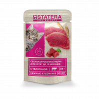 Изображение STATERA для котят с телятиной в соусе от интернет-зоомагазина Zoo-Secret STATERA для котят с телятиной в соусе от интернет-зоомагазина Zoo-Secret