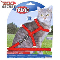 Изображение TRIXIE Шлейка для кошек с поводком, с отражетелем 18-35см.х10мм.х1,35м. арт.4183 от интернет-зоомагазина Zoo-Secret TRIXIE Шлейка для кошек с поводком, с отражетелем 18-35см.х10мм.х1,35м. арт.4183 от интернет-зоомагазина Zoo-Secret