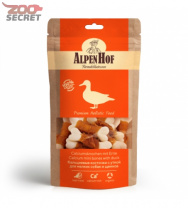 Изображение AlpenHof Кальциевые косточки с уткой для мелких собак и щенков, 50 г от интернет-зоомагазина Zoo-Secret AlpenHof Кальциевые косточки с уткой для мелких собак и щенков, 50 г от интернет-зоомагазина Zoo-Secret