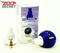 Изображение FELIWAY Феромон для кошек (модулятор поведения), флакон 48мл. + ДИФФУЗОР от интернет-зоомагазина Zoo-Secret FELIWAY Феромон для кошек (модулятор поведения), флакон 48мл. + ДИФФУЗОР от интернет-зоомагазина Zoo-Secret