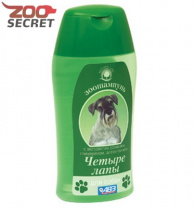 Четыре лапы Шампунь для ежедневного мытья лап 180мл. от интернет-зоомагазина Zoo-Secret