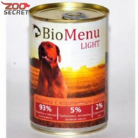 BioMenu DOG LIGHT Индейка с коричневым рисом 95%-МЯСО от интернет-зоомагазина Zoo-Secret