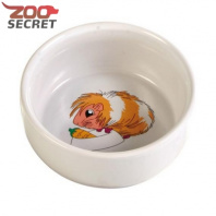 Изображение TRIXIE Миска для грызунов белая с рисунком "Свинка" 290мл./11см. арт.6064 от интернет-зоомагазина Zoo-Secret TRIXIE Миска для грызунов белая с рисунком "Свинка" 290мл./11см. арт.6064 от интернет-зоомагазина Zoo-Secret