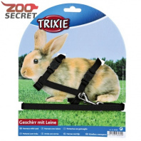 TRIXIE Шлейка для кроликов с поводком 25-44см./10мм.х1,25м. арт.6260 от интернет-зоомагазина Zoo-Secret