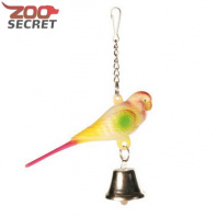 TRIXIE Игрушка для птиц Попугай с колокольчиком на цепочке арт.5309 от интернет-зоомагазина Zoo-Secret