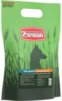 Изображение Четвероногий ГУРМАН Рисовые хлопья с морковью для собак от интернет-зоомагазина Zoo-Secret Четвероногий ГУРМАН Рисовые хлопья с морковью для собак от интернет-зоомагазина Zoo-Secret