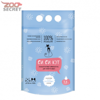 Изображение CC-Cat Наполнитель впитывающий силикагелевый для кошачьего туалета от интернет-зоомагазина Zoo-Secret CC-Cat Наполнитель впитывающий силикагелевый для кошачьего туалета от интернет-зоомагазина Zoo-Secret