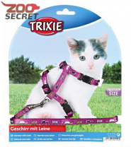 Изображение TRIXIE Шлейка для Котят с поводком, с рисунком 21-34см.х8мм.х1,2м. арт.4144 от интернет-зоомагазина Zoo-Secret TRIXIE Шлейка для Котят с поводком, с рисунком 21-34см.х8мм.х1,2м. арт.4144 от интернет-зоомагазина Zoo-Secret