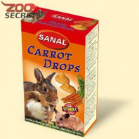 Изображение SANAL Carrot Drops 45гр. арт.7550 от интернет-зоомагазина Zoo-Secret SANAL Carrot Drops 45гр. арт.7550 от интернет-зоомагазина Zoo-Secret