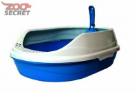 HomeCat Туалет для кошек с бортиком и совком от интернет-зоомагазина Zoo-Secret