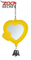 TRIXIE Игрушка для птиц Зеркало-сердечко с колокольчиком арт.5202 от интернет-зоомагазина Zoo-Secret