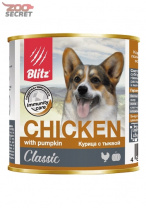 Blitz Classic Chicken with pumpkin Курица с тыквой от интернет-зоомагазина Zoo-Secret