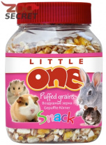 LITTLE ONE Лакомство для грызунов Воздушные зерна 100гр. от интернет-зоомагазина Zoo-Secret