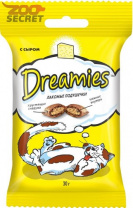 Изображение Dreamies Лакомство для кошек Лакомые подушечки с Сыром от интернет-зоомагазина Zoo-Secret Dreamies Лакомство для кошек Лакомые подушечки с Сыром от интернет-зоомагазина Zoo-Secret