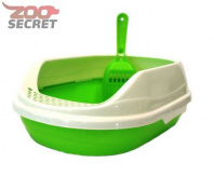 HomeCat Туалет для кошек с бортиком и совком от интернет-зоомагазина Zoo-Secret