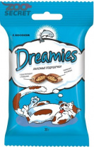Изображение Dreamies Лакомство для кошек Лакомые подушечки с Лососем от интернет-зоомагазина Zoo-Secret Dreamies Лакомство для кошек Лакомые подушечки с Лососем от интернет-зоомагазина Zoo-Secret