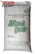 ЗВЕРЬЁ МОЁ Древесный наполнитель для туалета кошек, грызунов 35кг. от интернет-зоомагазина Zoo-Secret