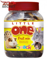 LITTLE ONE Лакомство для грызунов Фруктовая смесь 200гр. от интернет-зоомагазина Zoo-Secret