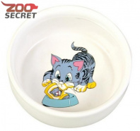 TRIXIE Миска для кошки "Кошка с миской" арт.4009 от интернет-зоомагазина Zoo-Secret