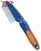 NOBBY Расческа для кошек и собак, вращающиеся зубья, средняя с ручкой, 29 зубьев арт.79492 от интернет-зоомагазина Zoo-Secret