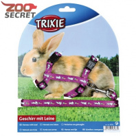 TRIXIE Шлейка для кроликов с поводком 25-44см./10мм.х1,25м. арт.6263 от интернет-зоомагазина Zoo-Secret