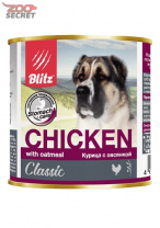 Blitz Classic Chicken with oatmeal Курица с овсянкой от интернет-зоомагазина Zoo-Secret