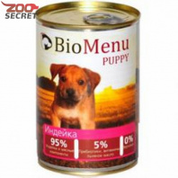 BioMenu PUPPY Индейка 95%-МЯСО от интернет-зоомагазина Zoo-Secret