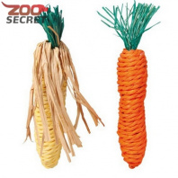 TRIXIE Набор игрушек для грызунов МОРКОВЬ И КУКУРУЗА арт.6192 от интернет-зоомагазина Zoo-Secret