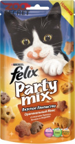 Изображение FELIX Party Mix Оригинальный Микс со вкусами Курицы, Печени и Индейки от интернет-зоомагазина Zoo-Secret FELIX Party Mix Оригинальный Микс со вкусами Курицы, Печени и Индейки от интернет-зоомагазина Zoo-Secret