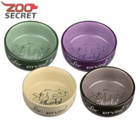 TRIXIE Миска для кошки "Thanks for Service" от интернет-зоомагазина Zoo-Secret