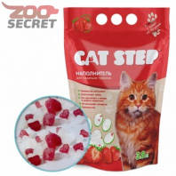Изображение CAT STEP Силикагелевый с ароматом клубники от интернет-зоомагазина Zoo-Secret CAT STEP Силикагелевый с ароматом клубники от интернет-зоомагазина Zoo-Secret