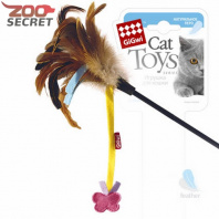 GiGwi Дразнилка для кошек с бабочкой арт.75246 от интернет-зоомагазина Zoo-Secret