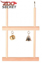 TRIXIE Качели для птиц двойные с колокольчиком и бубенчиком арт.5822 от интернет-зоомагазина Zoo-Secret