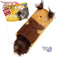 GiGwi Белка, цилиндр, дразнилка с хвостиком на резинке со звуковым чипом арт.75354 от интернет-зоомагазина Zoo-Secret